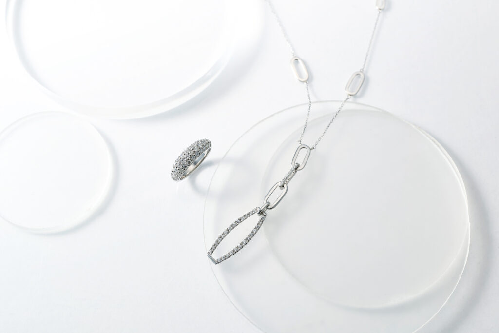 Ptダイヤモンドリング/Ptダイヤモンドペンダントネックレス